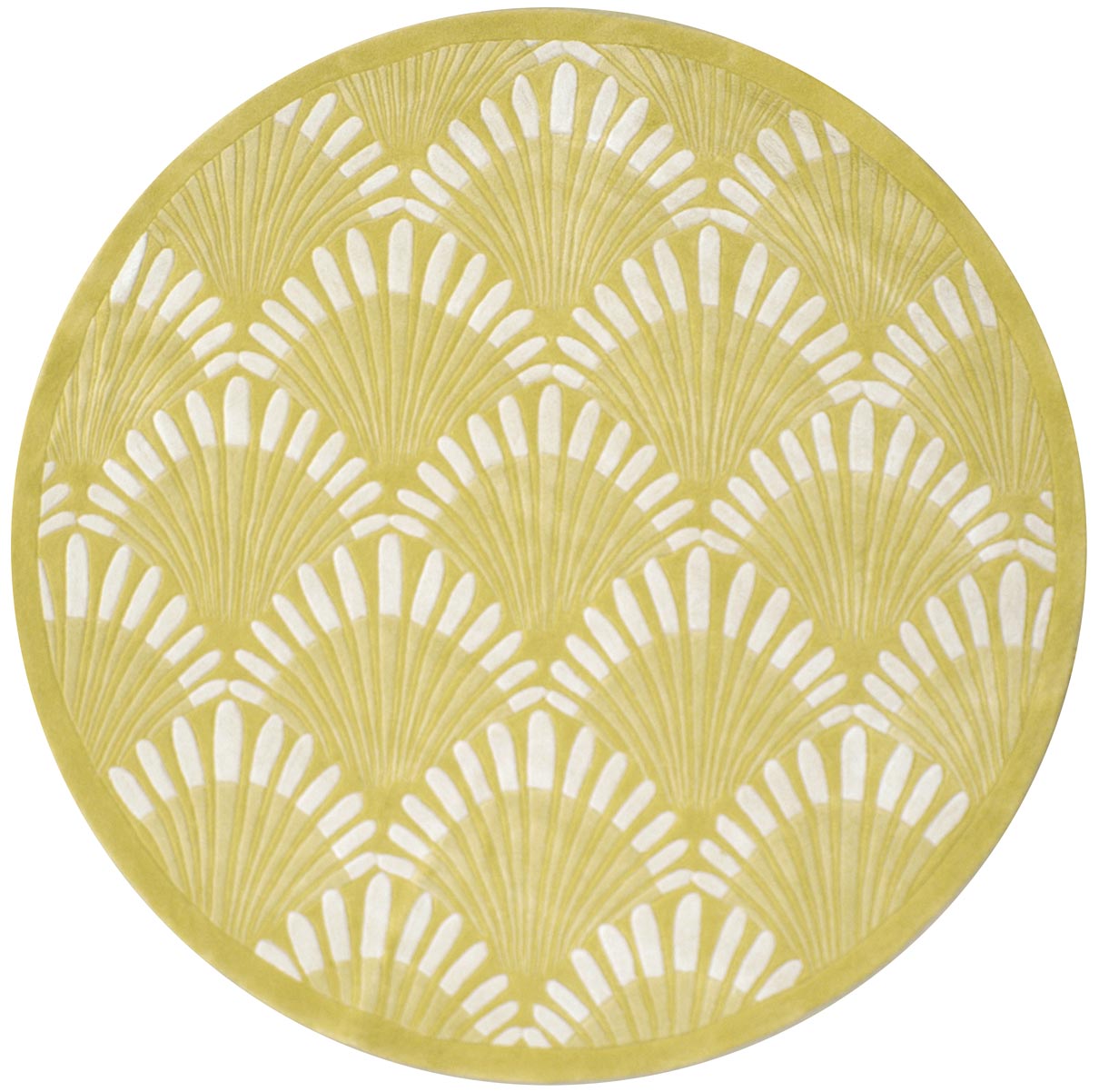  Beach Rugs: SHELLS NOUVEAU 
 AT072SD / Round / Sand / Acrylic 